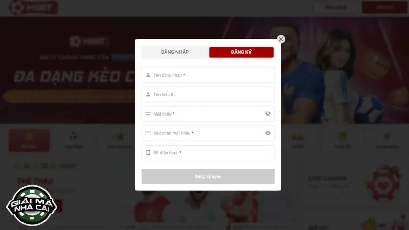 Quy trình mở tài khoản tại Mibet Quy trình mở tài khoản tại Mibet